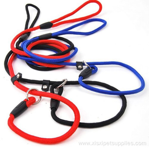 Dog Slip Lead Nylon Adjustable Loop Training Leash